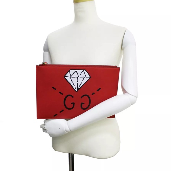 Gucci Ghost Clutch Bag Calfskin - Picture 7 of 10